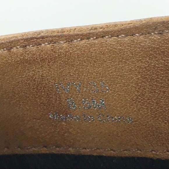 Donald J. Pliner DMSX‎ Women's Camel Brown Leather Ankle Boots Booties Size 8.5 - Picture 8 of 8